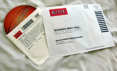 A Netflix envelope picture