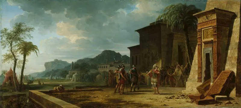 Alexander at the Tomb of Cyrus the Great - 1796
