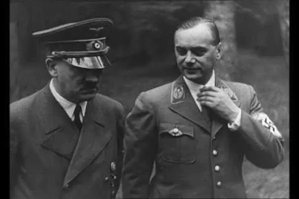 Alfred Rosenberg with Hitler Image