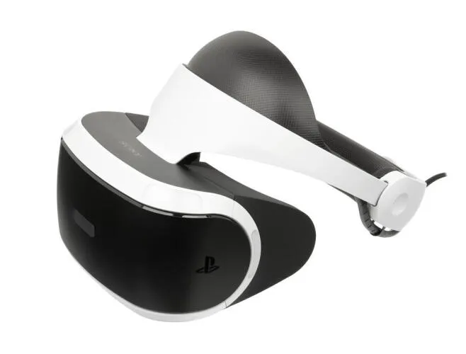 An official virtual reality head-mounted display for the Sony PlayStation 4 video game console (The PlayStation VR) - image