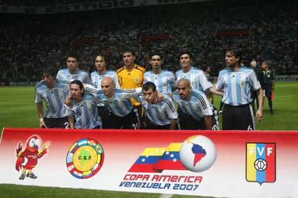Argentina's national team squad in Copa America 2007