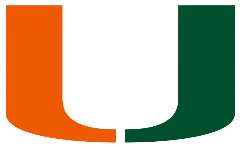 Athletics logo for the University of Miami