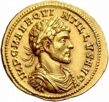 Aureus depicting Quintillus