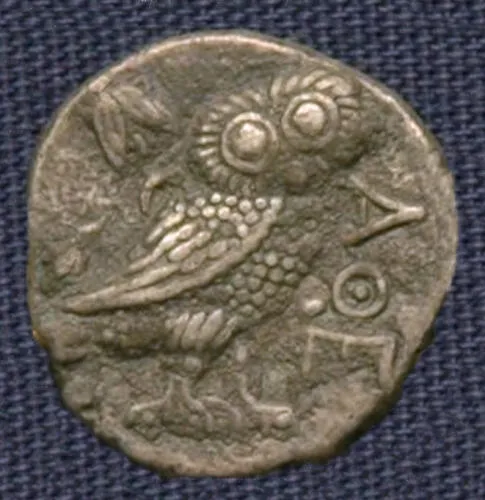 Bactrian imitation of an Athenian drachme