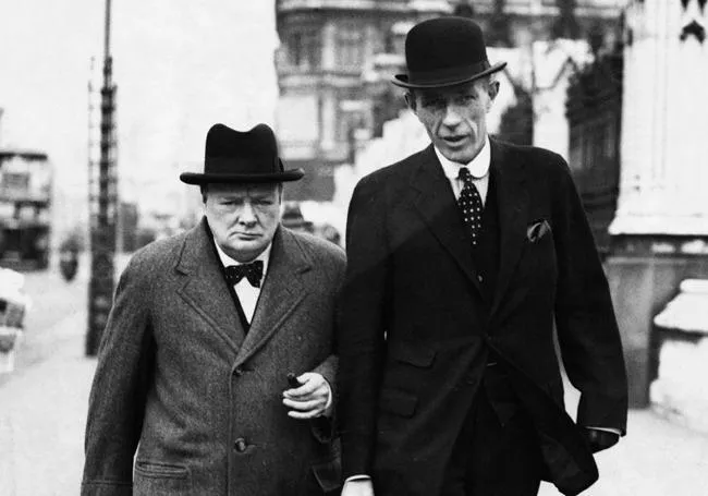 Churchill with Lord Halifax