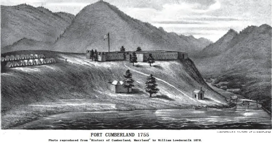 Fort Cumberland, 1755