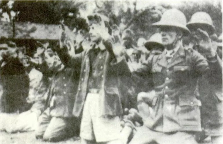 French army personnel captured by the Japanese at Hanoi during the Coup in March 1945 - image