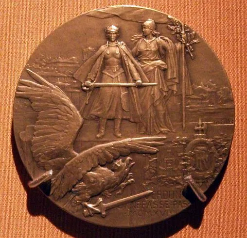 French commemorative medal for the battle of Verdun