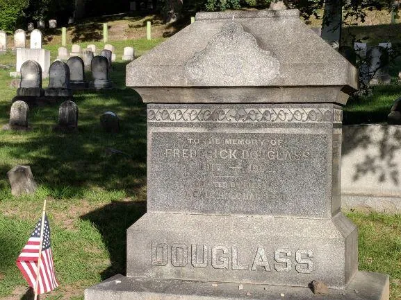 Gravestone of Frederick Douglass