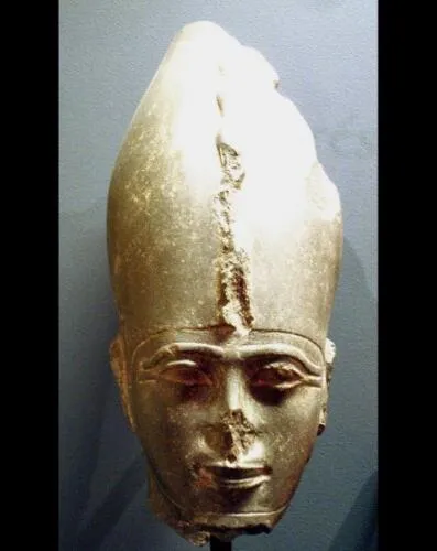 Head of a statue of Psamtik III