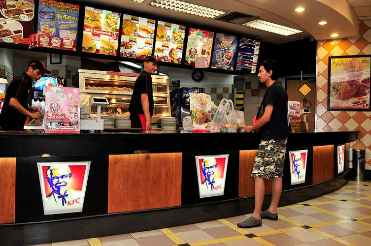KFC in Bandung, Indonesia