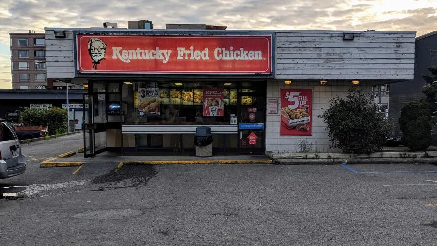 KFC restaurant in White Rock, British Columbia, Canada