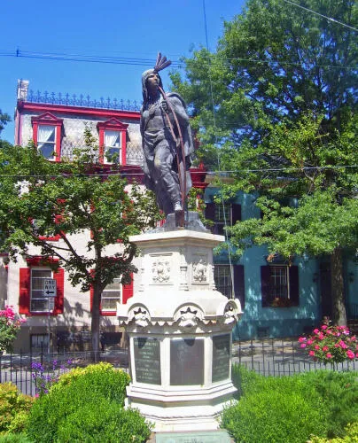 Lawrence the Indian statue, Schenectady Image