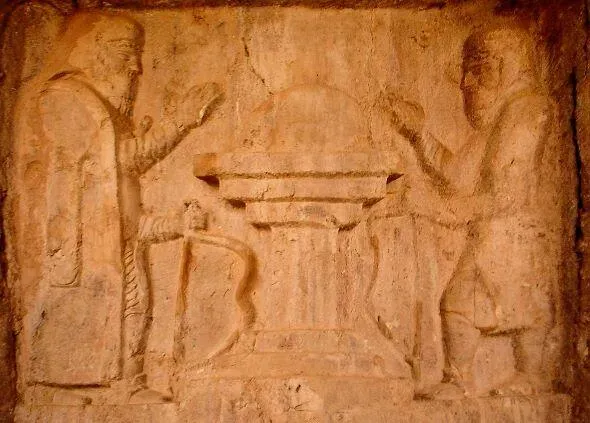 Likely relief of Cyaxeres (right)