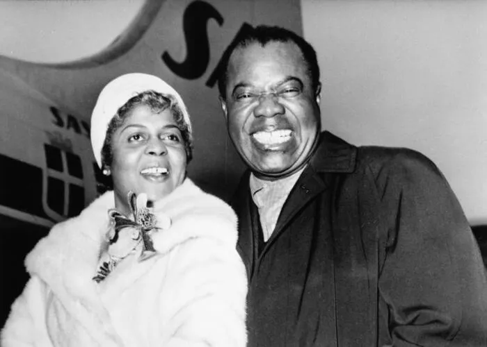Lucille Wilson and Louis Armstrong Image