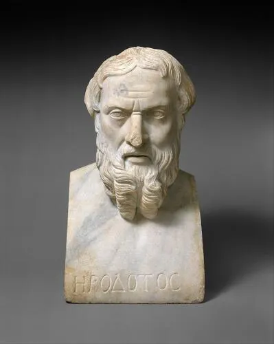 Marble bust of Herodotos