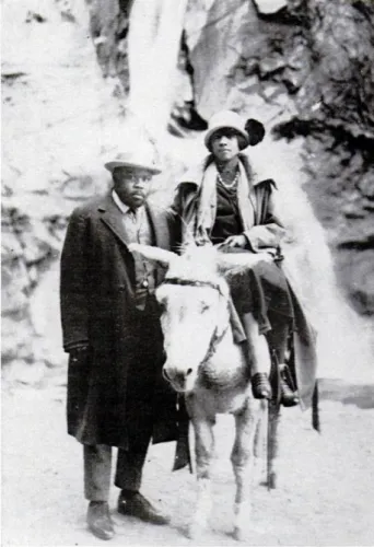 Marcus Garvey with Amy Jacques Garvey