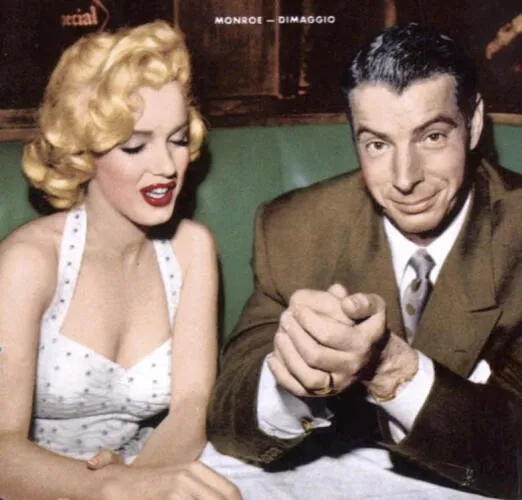 Marilyn Monroe and Joe DiMaggio Image