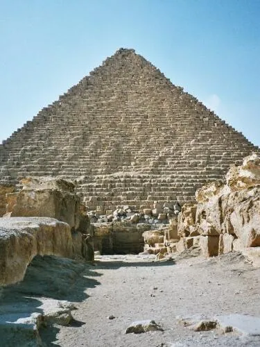 Menkaure's Pyramid in Giza