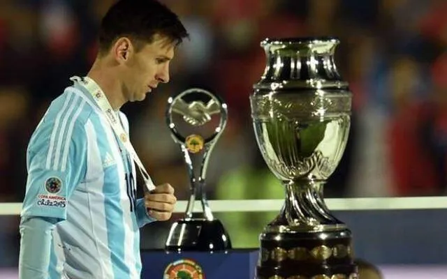 Messi after Copa America 2015 final
