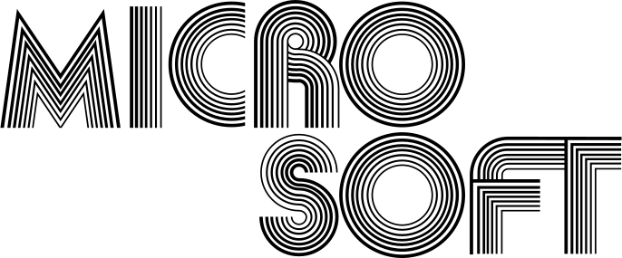 Microsoft logo of 1975 - image
