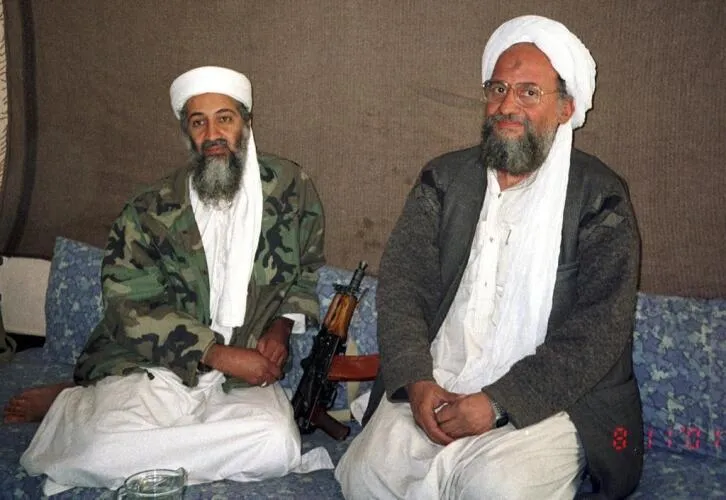 Osama bin Laden with Ayman al-Zawahiri Image