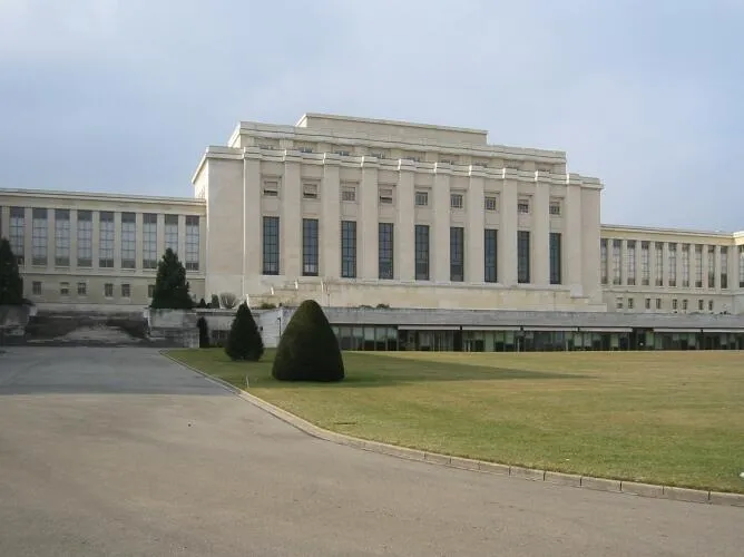 Palace of Nations in Geneva