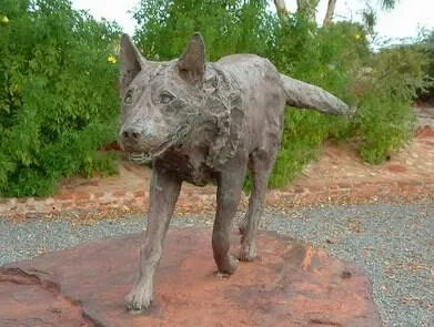 Red Dog statue