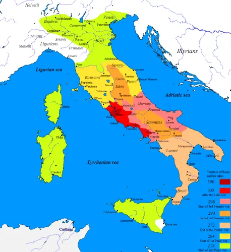 Roman expansion in Italy