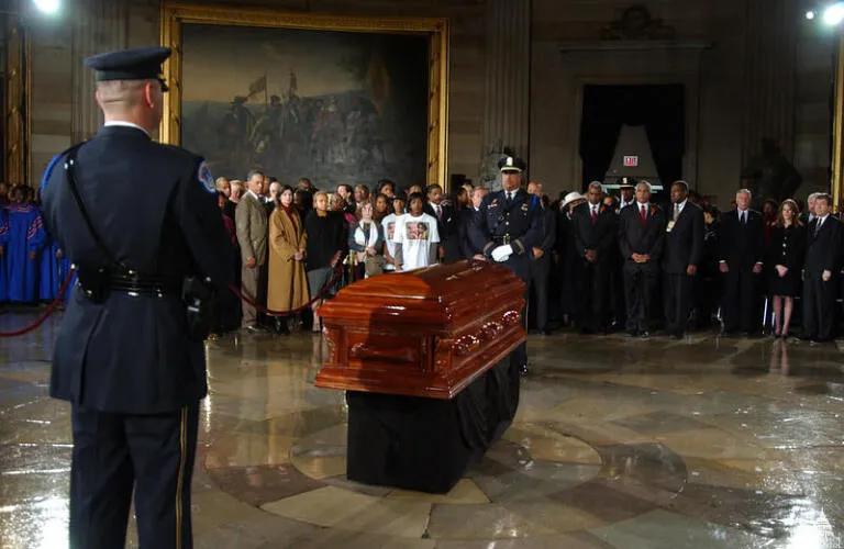 Rosa Parks funeral Image