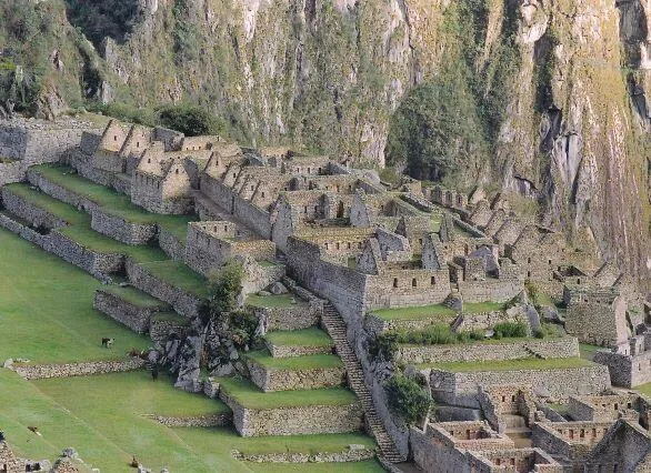 Ruins of Machu Picchu Inca empire