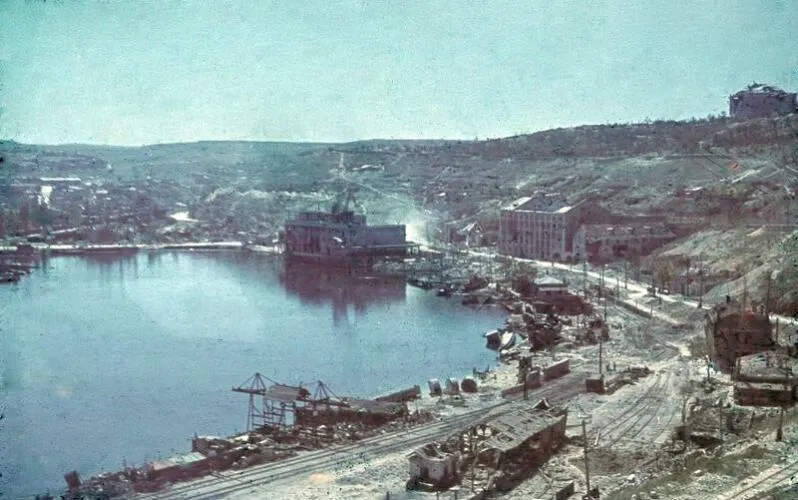 Sevastopol harbour after the battle (July 1942)