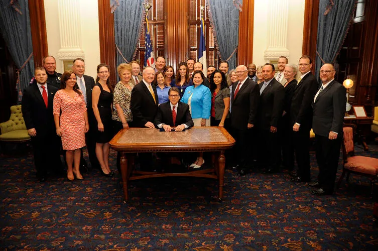 Signing of Texas Chris Kyle Bill Image