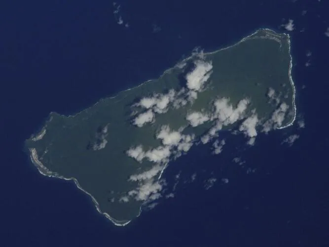 Ta'u Island in the Pacific Ocean - image