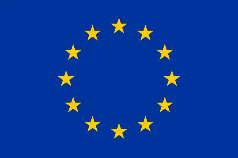 The flag of the European Union (EU) - image