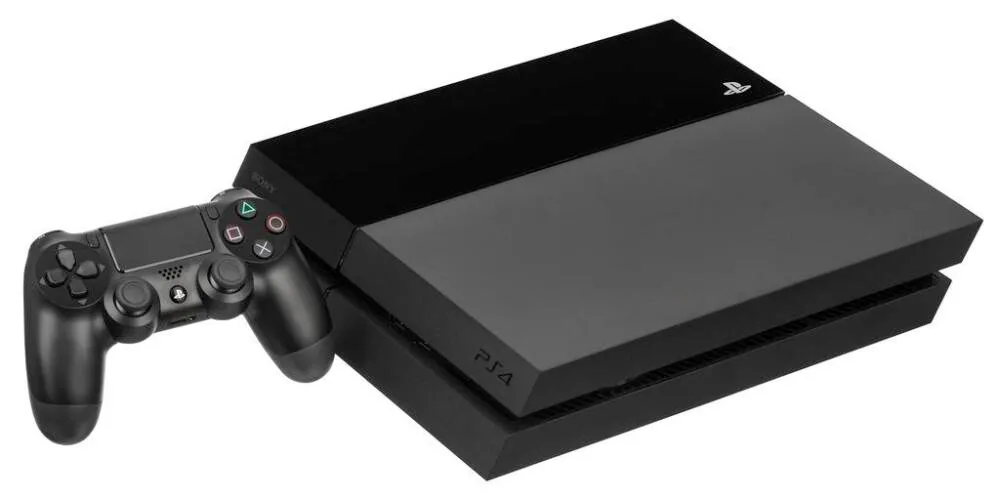 The PlayStation 4 (PS4) gaming console - image
