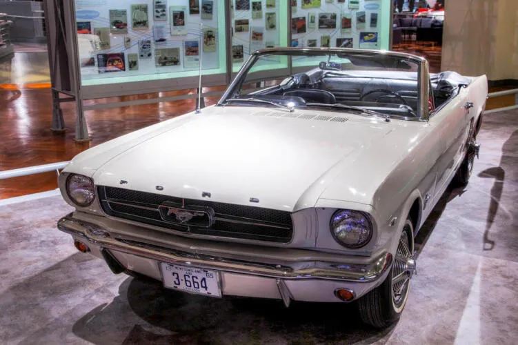 This is the first Mustang to roll off the assembly line - image