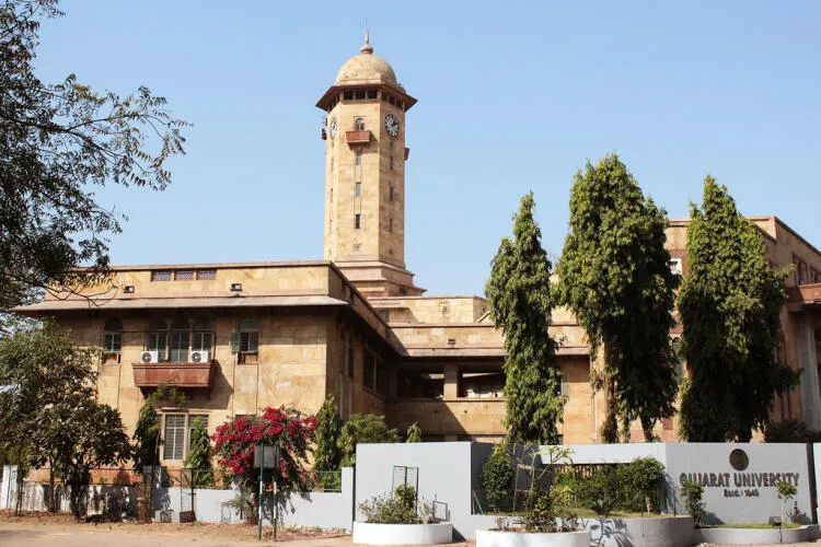 Tower building of Gujarat University, Ahmedabad, Gujarat, India Image