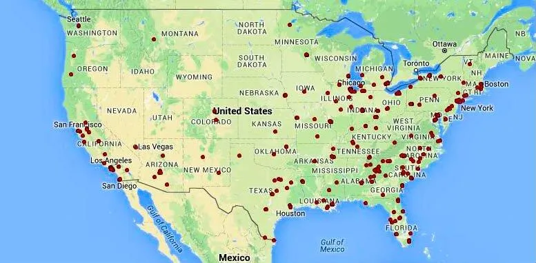US mass shootings in 2015