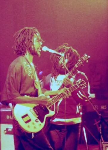 Peter Tosh (on the left) Image