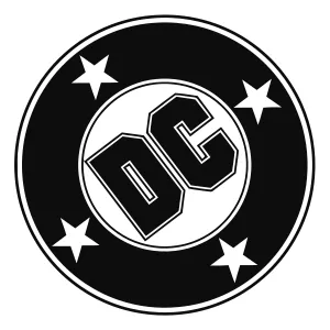 1977–2005 logo, known as the "DC Bullet"