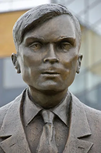 Turing statue at Surrey Image