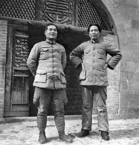 Mao Zedong, Zhang Guotao in Yan'an, 1937 - image
