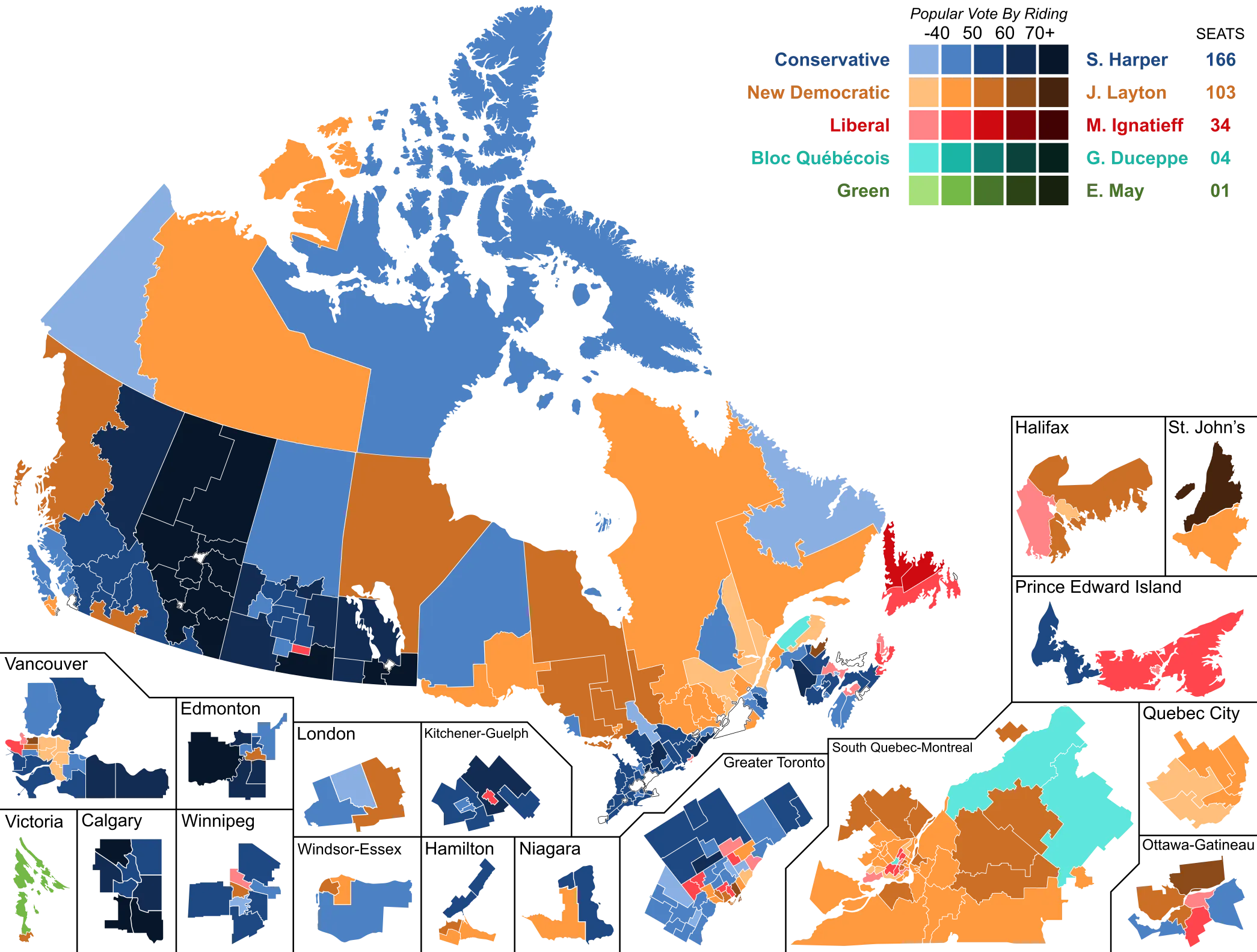 2011 Federal Election map Image