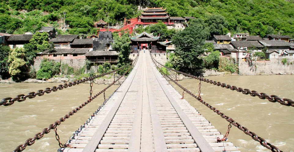 Luding Bridge in china - image