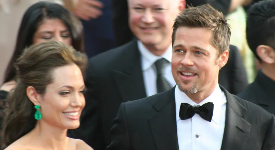 Jolie with Brad Pitt