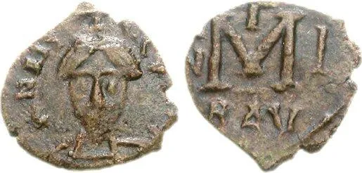 A follis of Aistulf