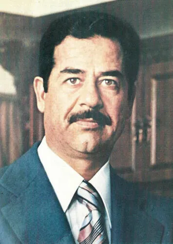 Iraqi president Saddam Hussein in 1979 - image
