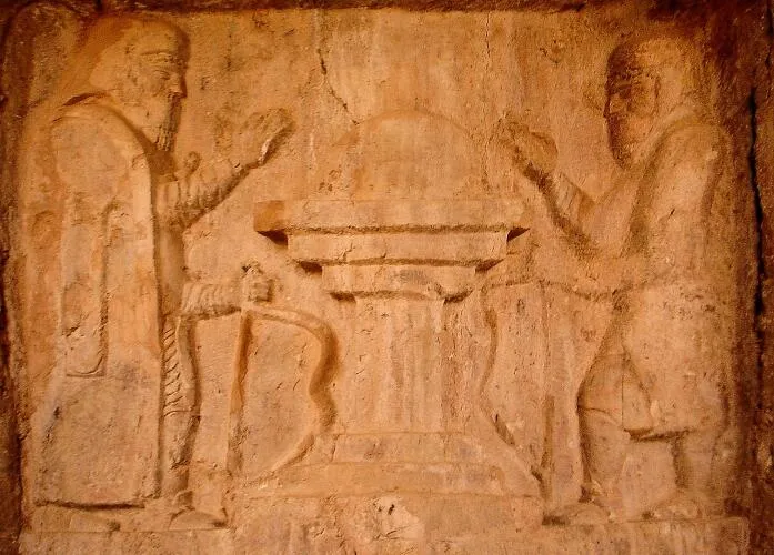 Qyzqapan tomb relief