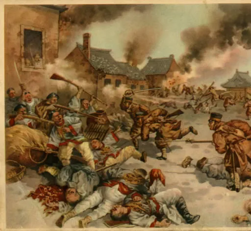Battle of Yingkou painting Image